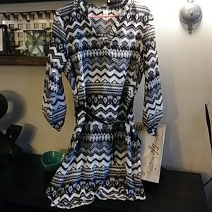 Black and white dress